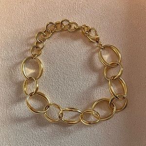 14k Gold Plated Oval Chain Bracelet from Bayou With Love